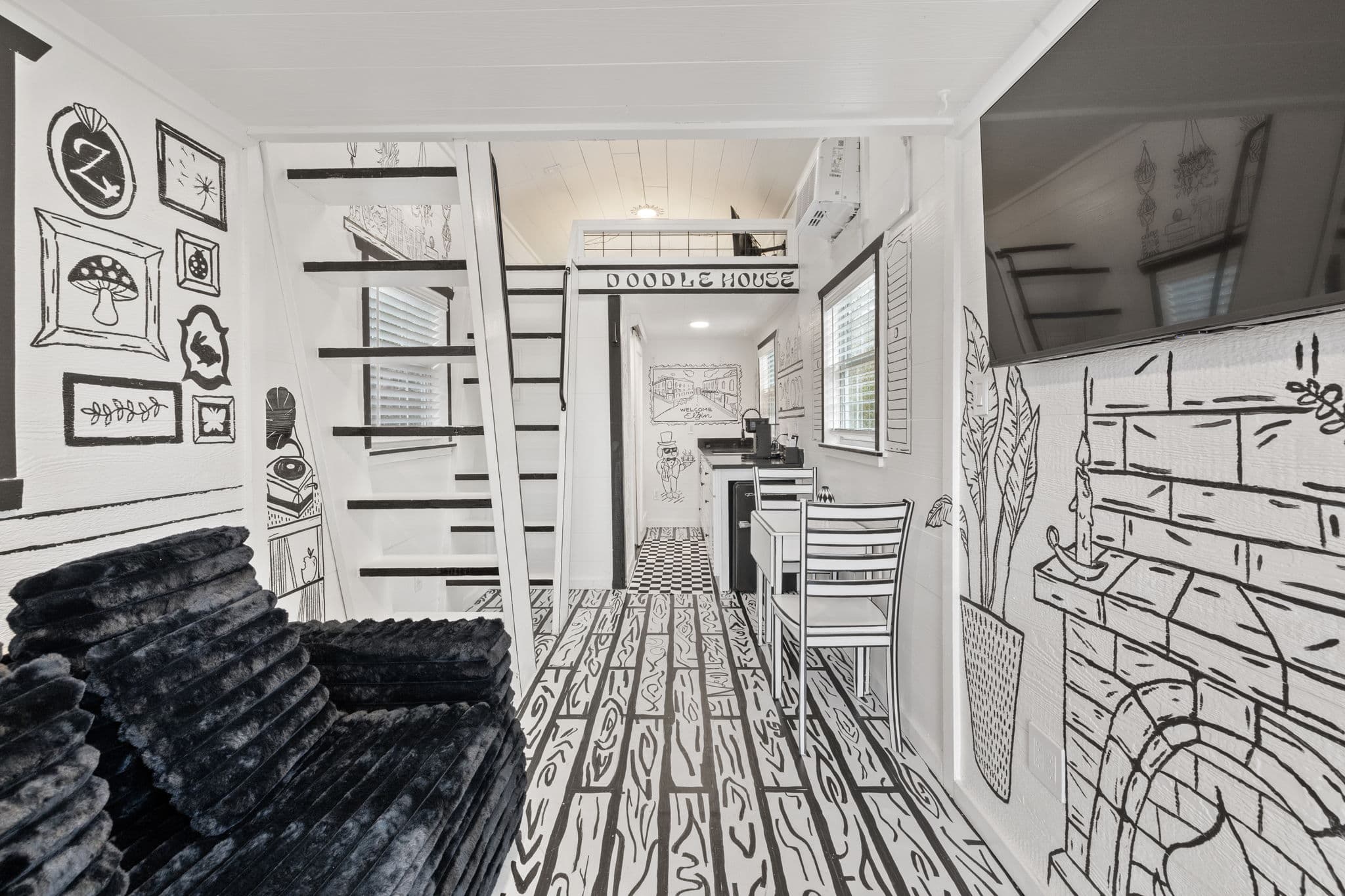 Inside the Doodle House: A Living Sketch
